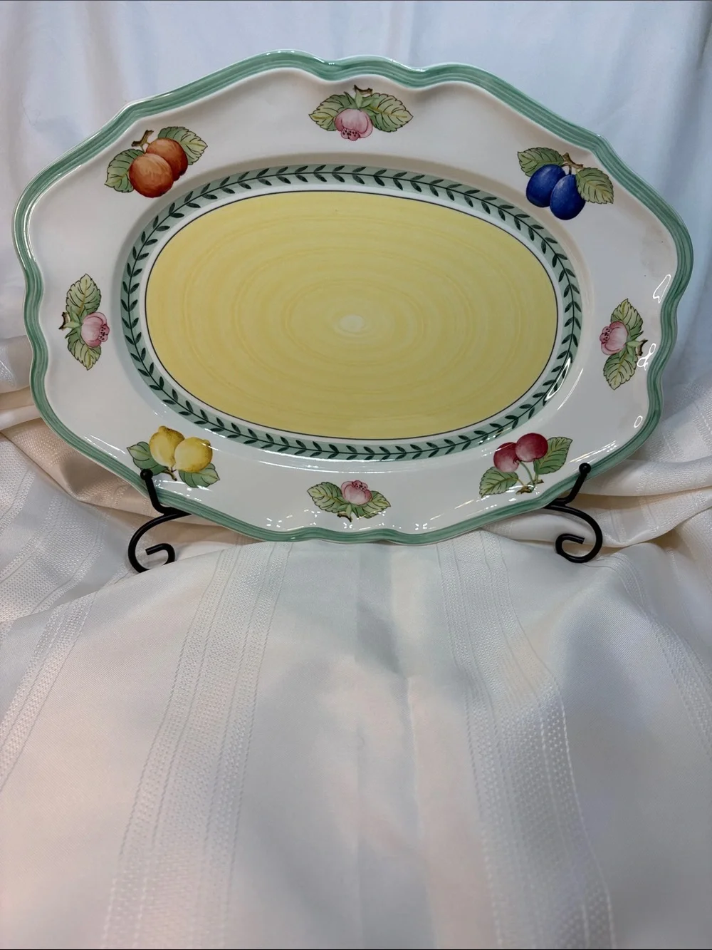 Villeroy & Boch French Garden Fleurence Oval Serving Platter 14.5”
